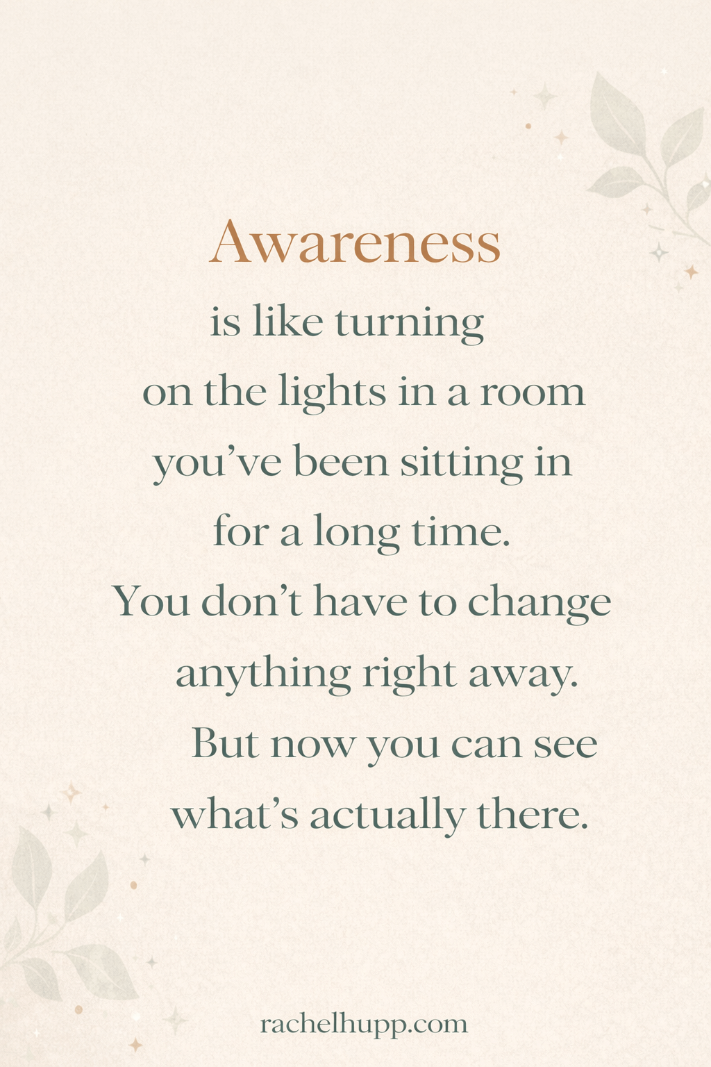 Awareness Quote