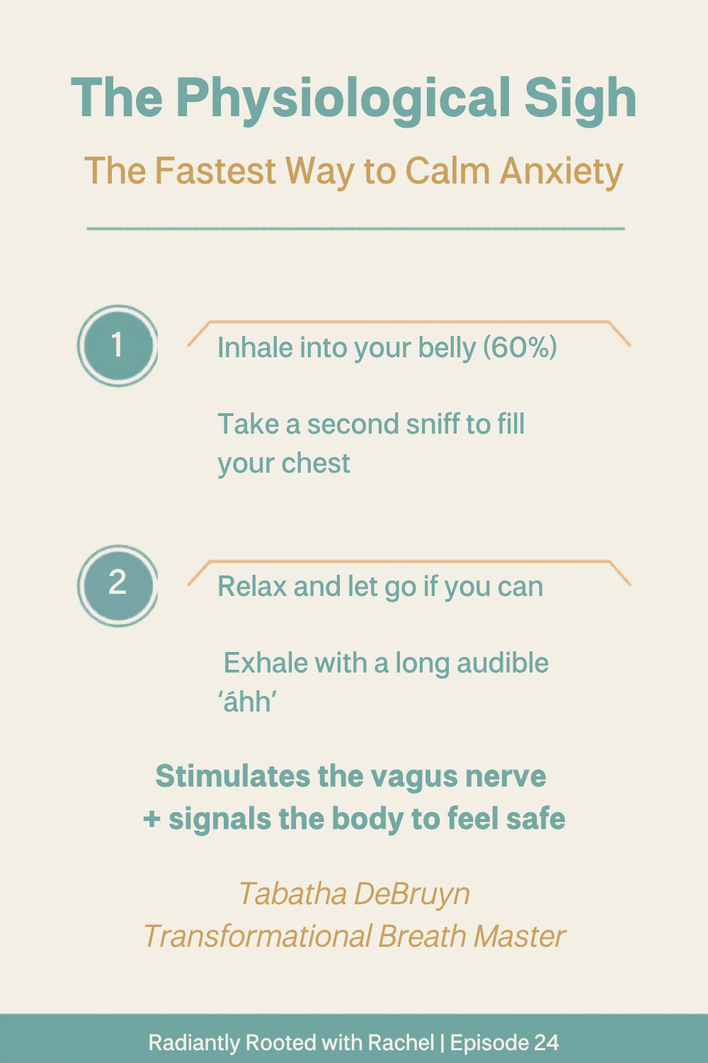How to do the physiological sigh